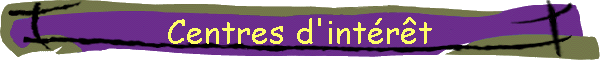 Centres d'int�r�t